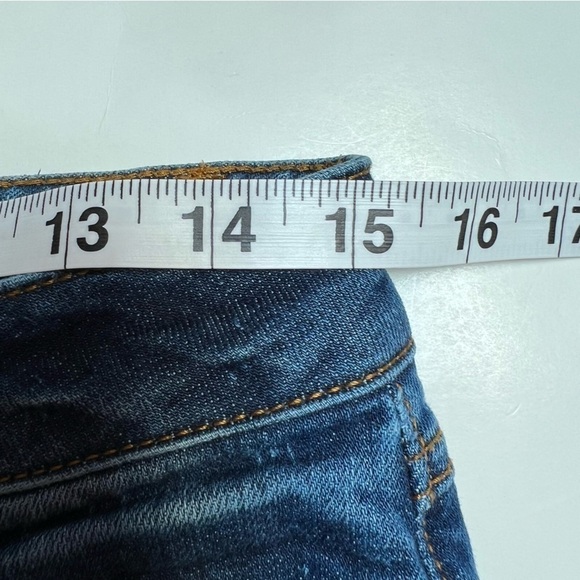 Cabi Patchy Slim Medium Blue Boyfriend Jeans Size 2 - Picture 10 of 12
